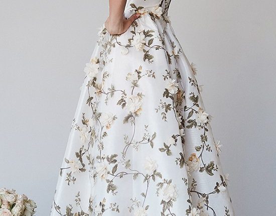 Lurelly bohemian wedding dress 3d-floral2