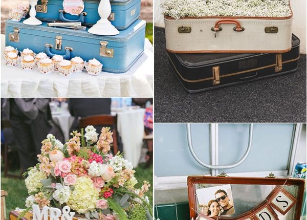 vintage suitcase wedding ideas