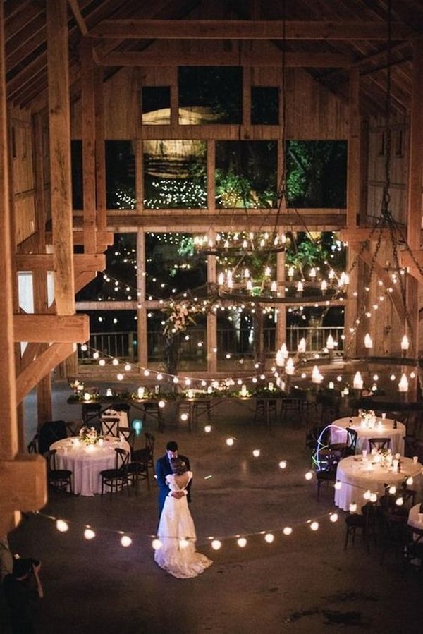 gorgeous rustic style wedding reception