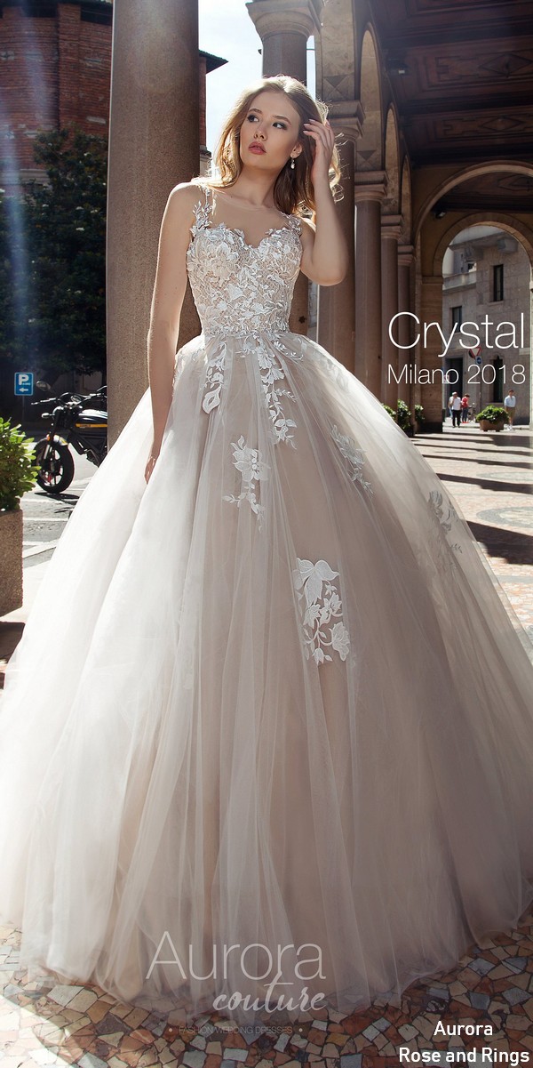 crystal lace on dresses