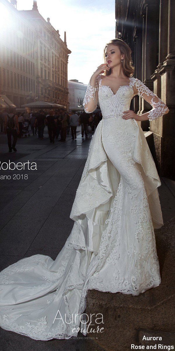 wedding dress with removable sleeves