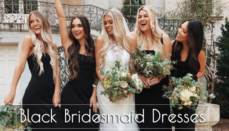 smymm black bridesmaid dresses