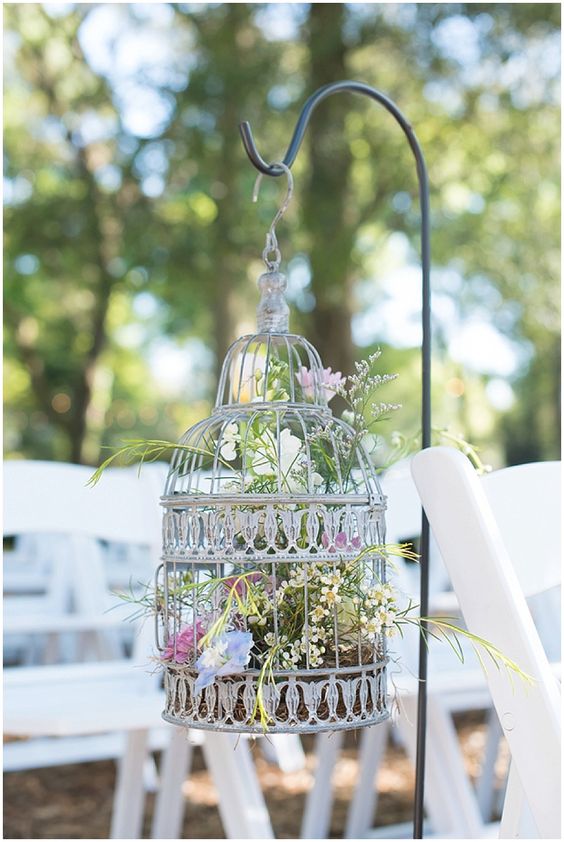 Birdcage Wedding Aisle Decor