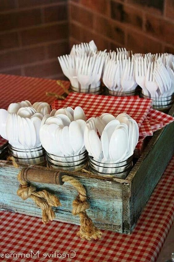 Eco friendly cutlery for bbq wedding