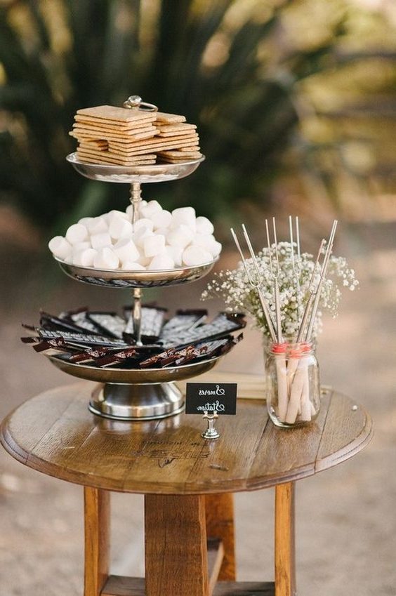 S’mores Bar food station