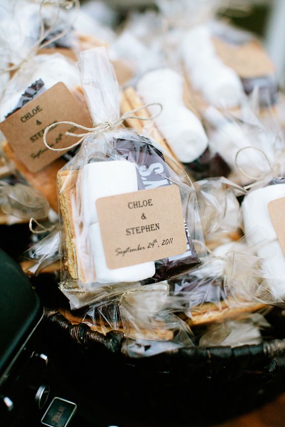 Smore Wedding Favors