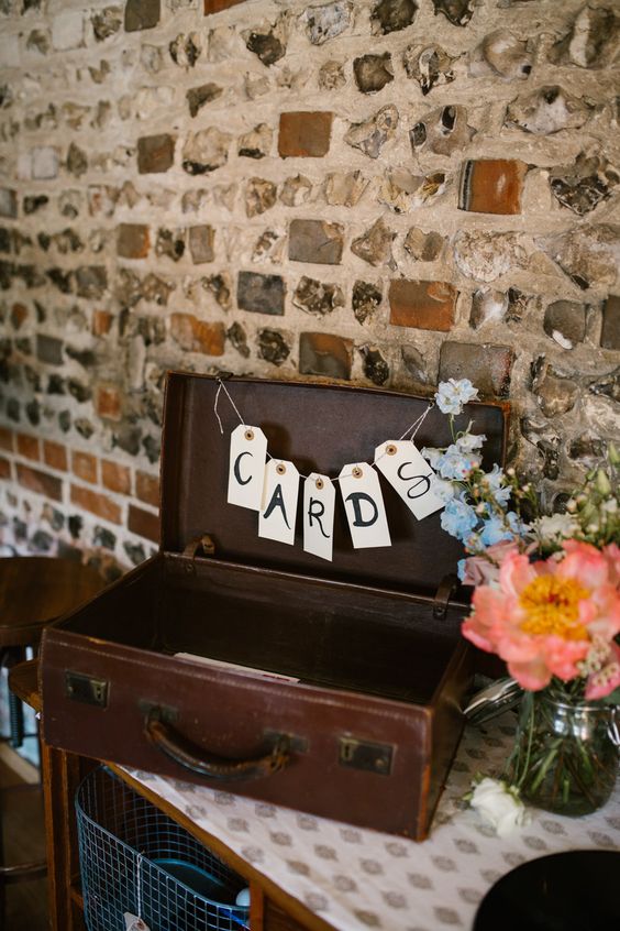 Vintage Suitcase Wedding Decor