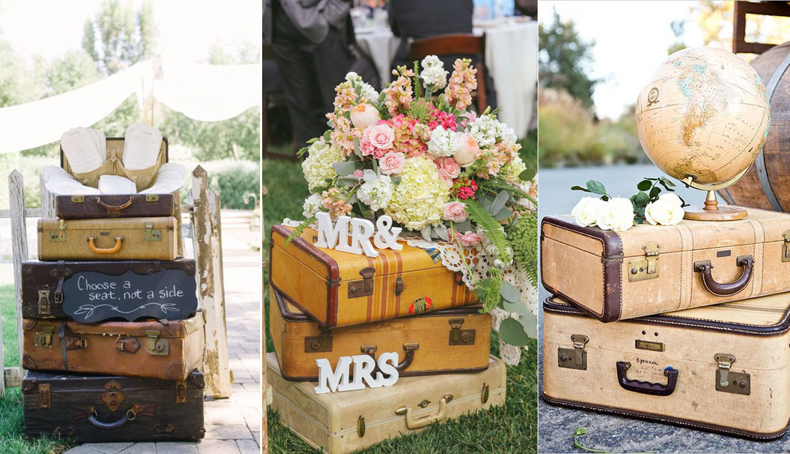 54 Vintage Suitcase Home Decor Ideas - DigsDigs