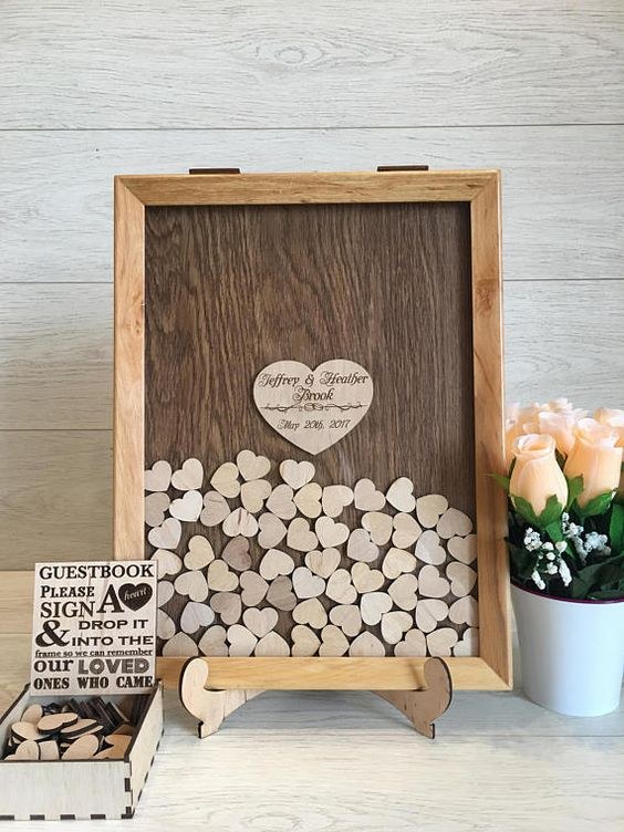 Wedding Guest Book Alternative Drop Box Wedding Box Wishes