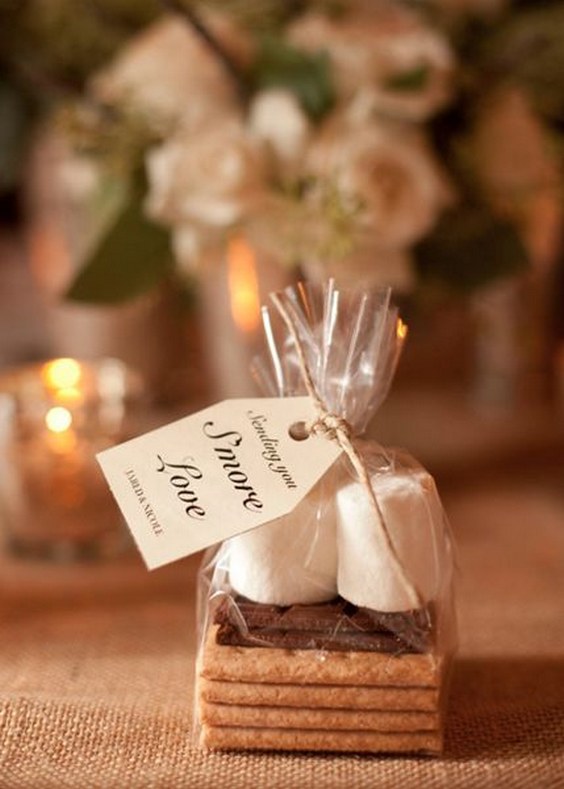 Top 20 Rustic S’more Wedding Favor Ideas | Roses & Rings