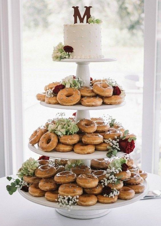 donut wedding bar