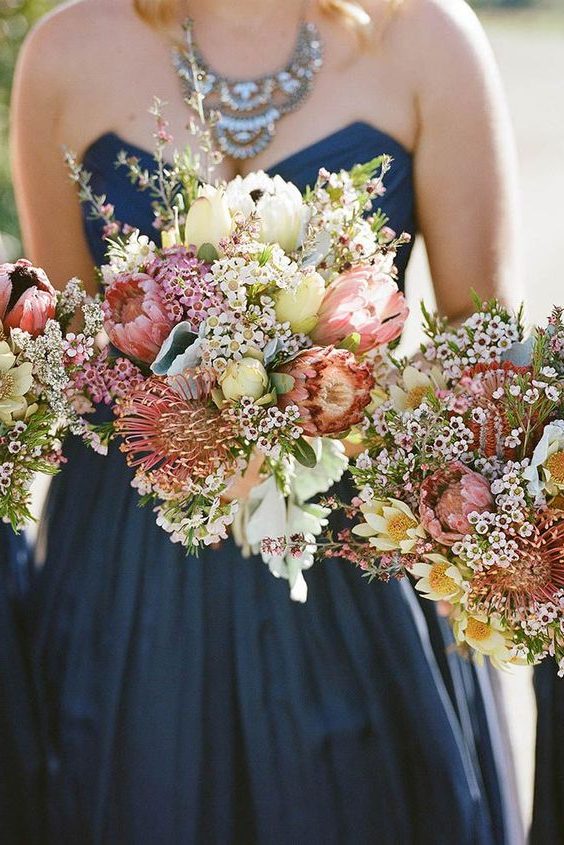 fall bridesmaid bouquet