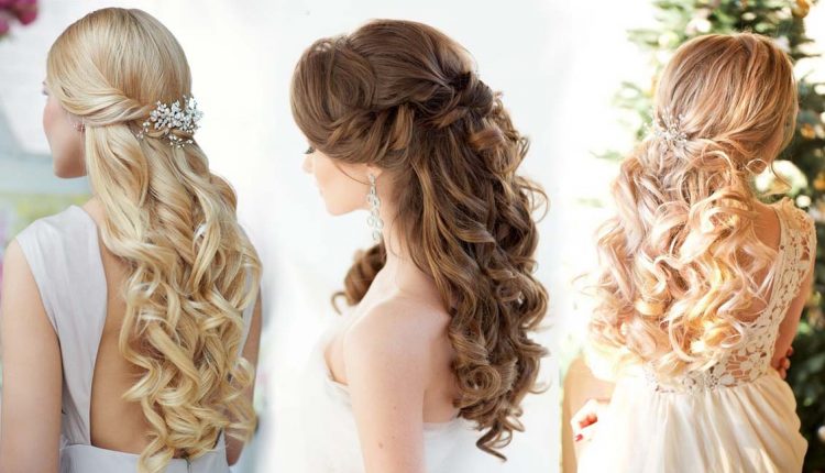 20 Half Up Half Down Wedding Hairstyles Roses Amp Rings