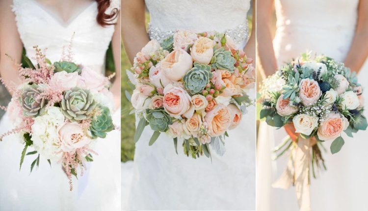 succulent wedding bouquets