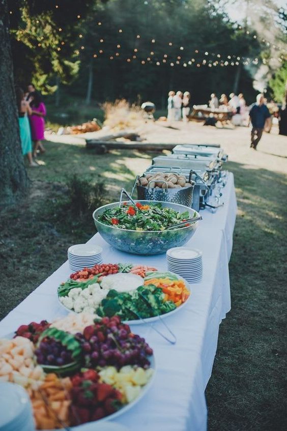 summer bbq wedding food ideas