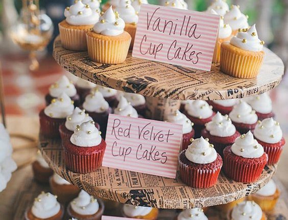 wedding cupcake ideas via rebekah murray