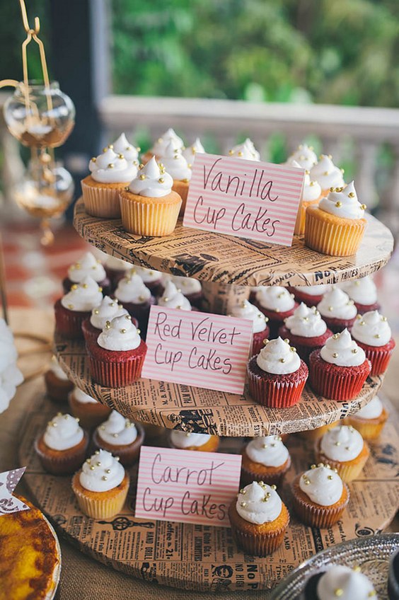 wedding cupcake ideas via rebekah murray