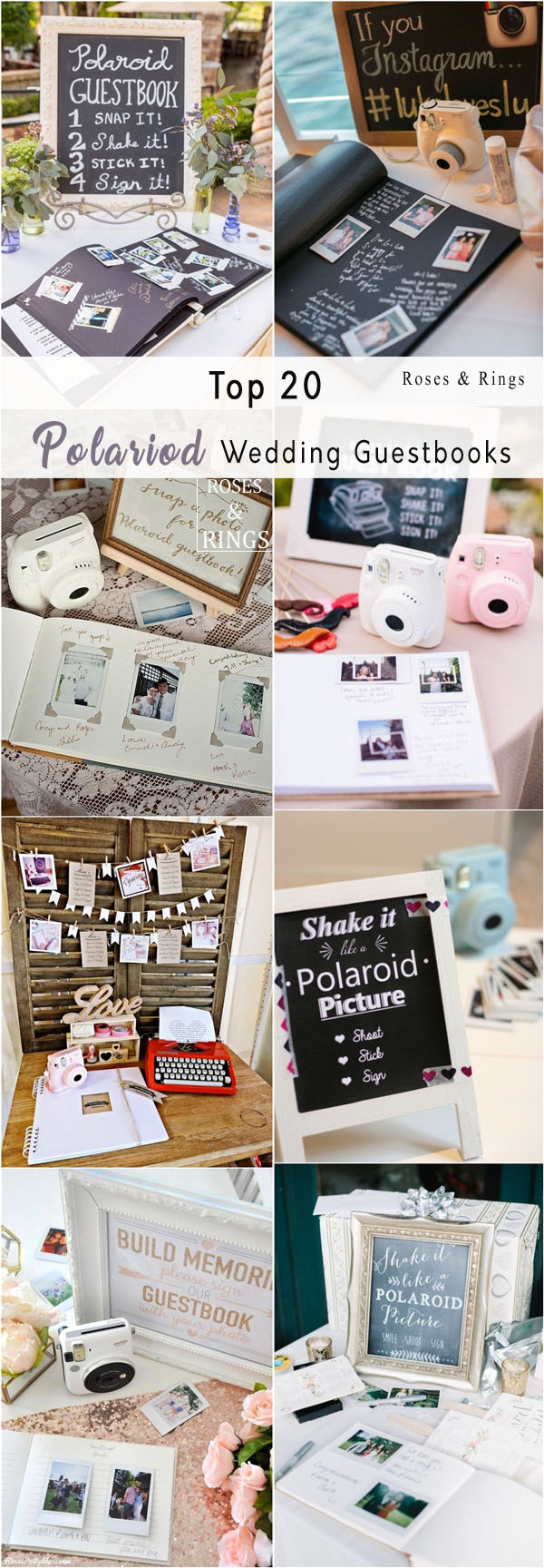 polaroid photo guestbook