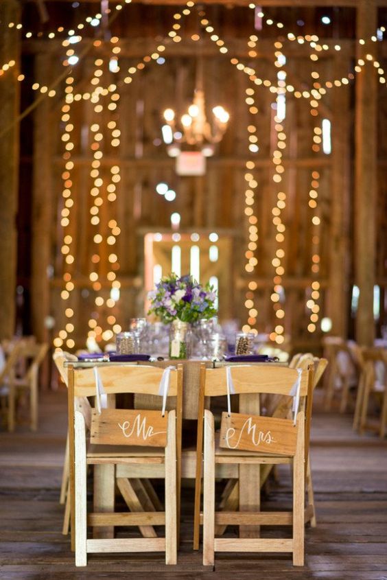 rustic barn mr and mrs weding sign sweetheart table