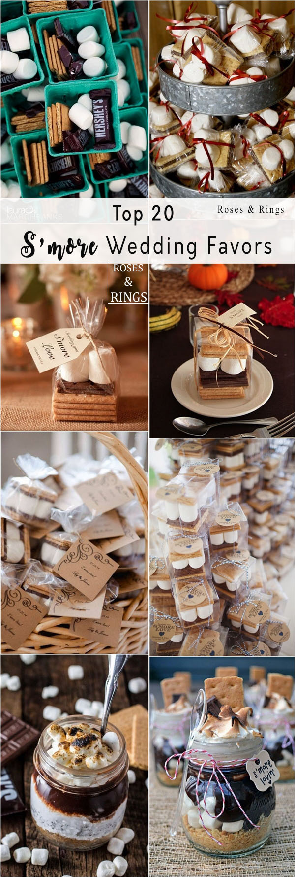 rustic wedding smore favor ideas