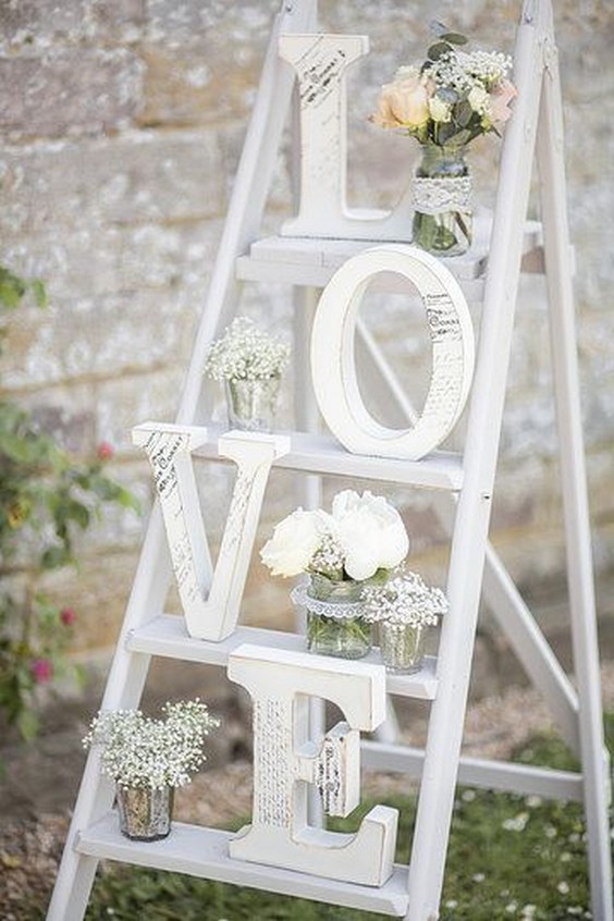 LOVE Letters Wedding Decor Idea