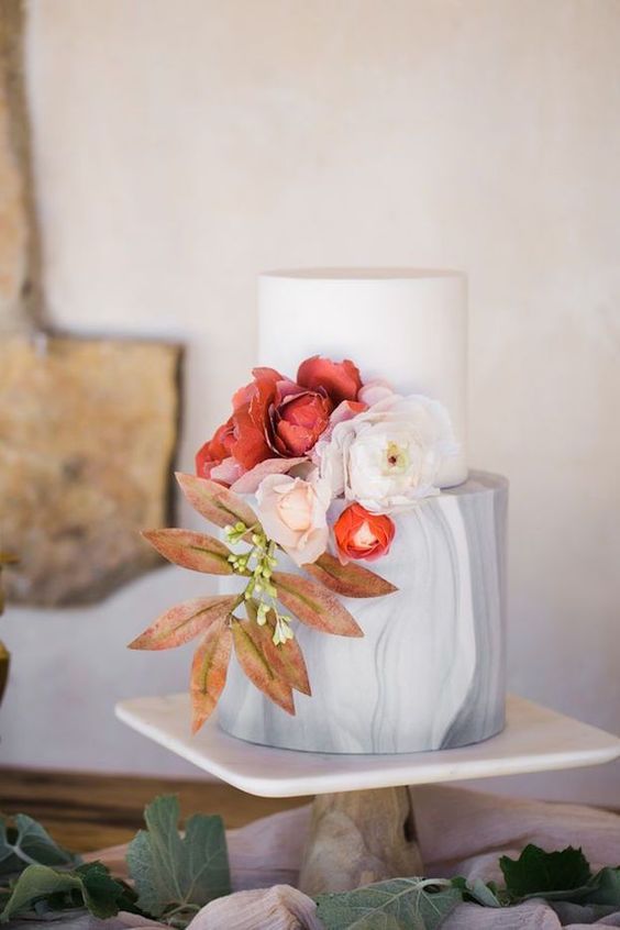 Marble Wedding Cake Designs