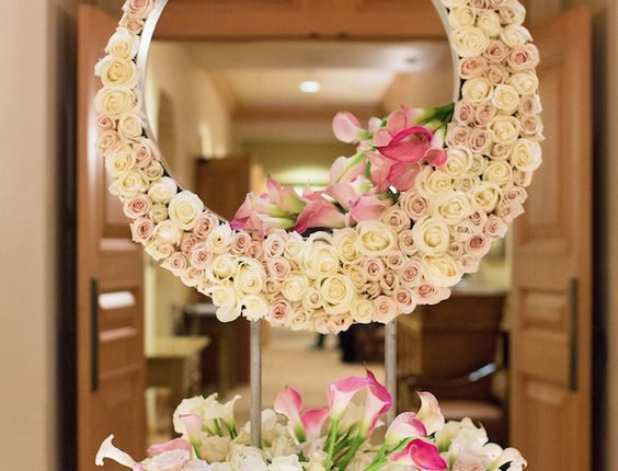Mirror Wedding Centerpiece