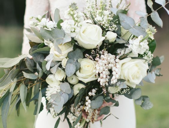 Stunning White Bridal Bouquet