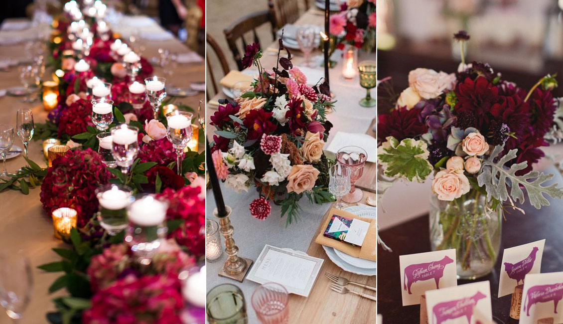 Rustic Wood and Antler Centerpiece