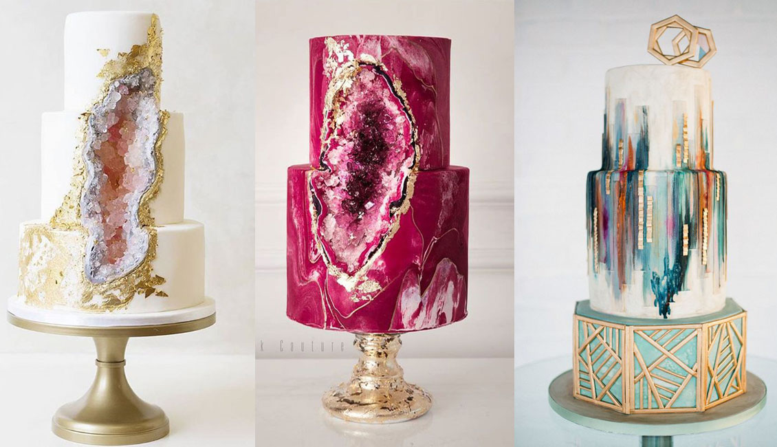 geode wedding cake ideas