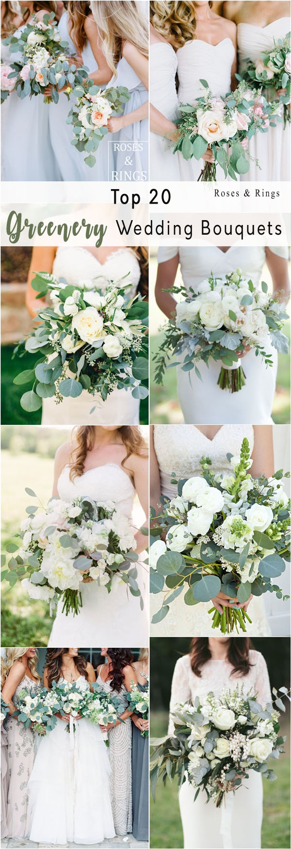 green wedding ideas greenery wedding bouquets