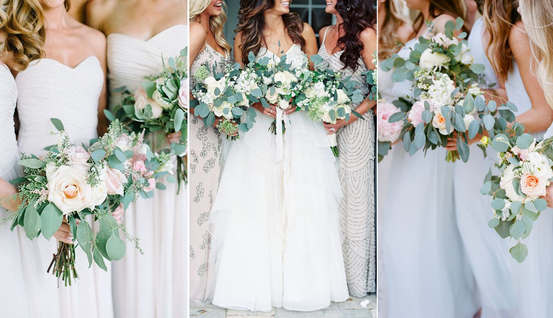 greenery wedding bouquets