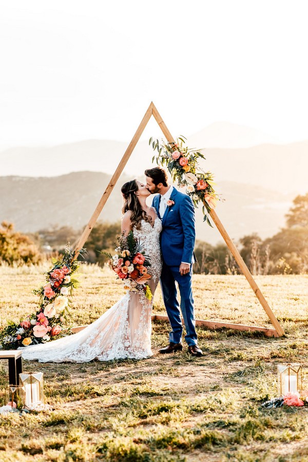 Boho Triangle Wedding Backdrop