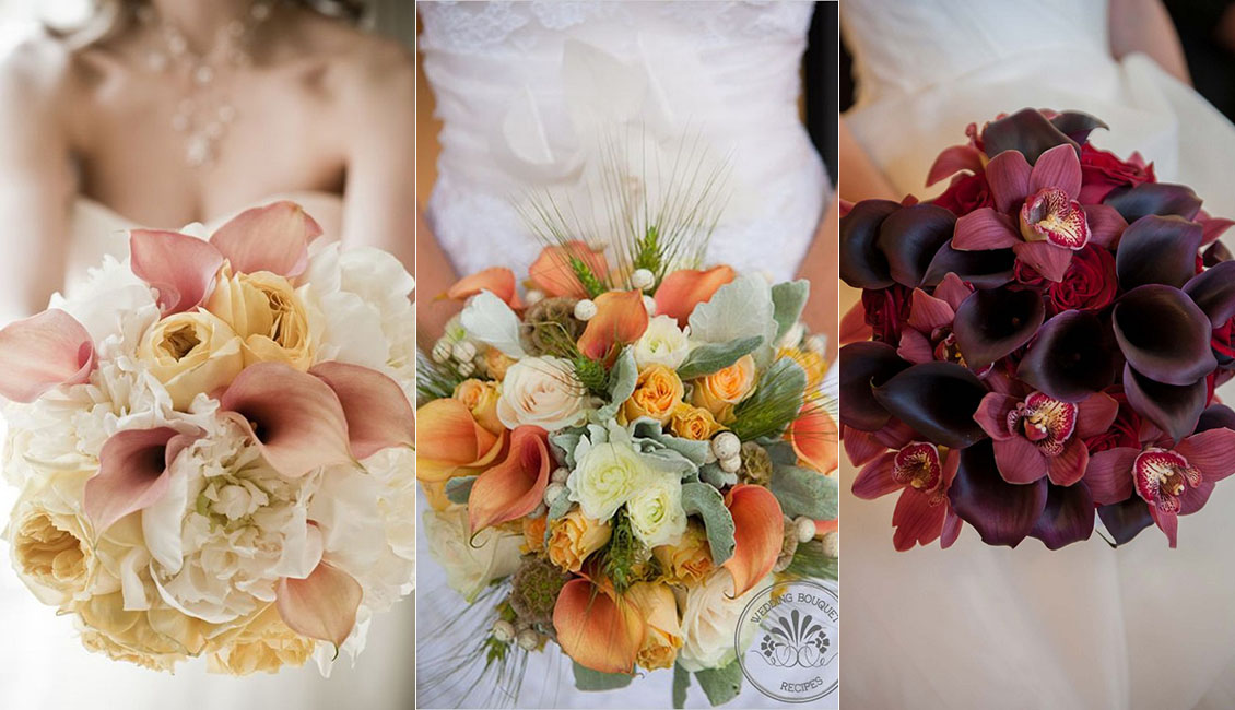 calla lilies wedding bouquets