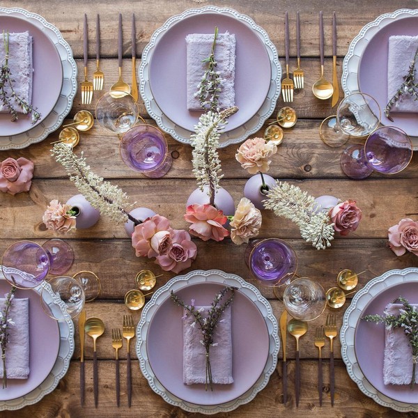 Wedding Reception Table Setting Decoration Ideas