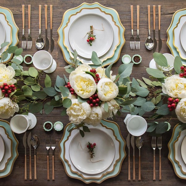 Wedding Reception Table Setting Decoration Ideas