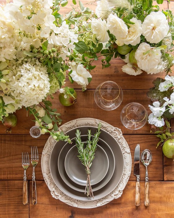 Wedding Reception Table Setting Decoration Ideas