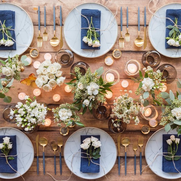 Wedding Reception Table Setting Decoration Ideas