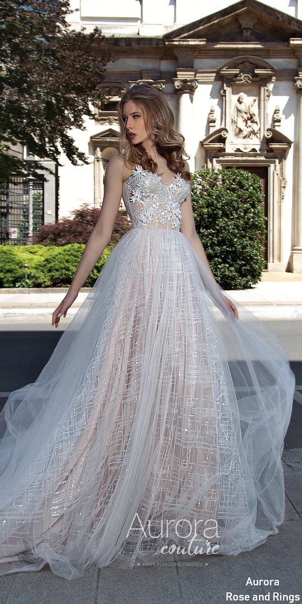 Princess ball gown lace wedding dress SYLVIA