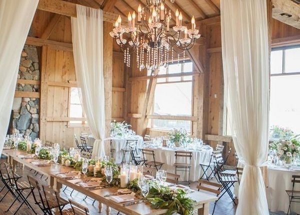 barn wedding reception decoration ideas