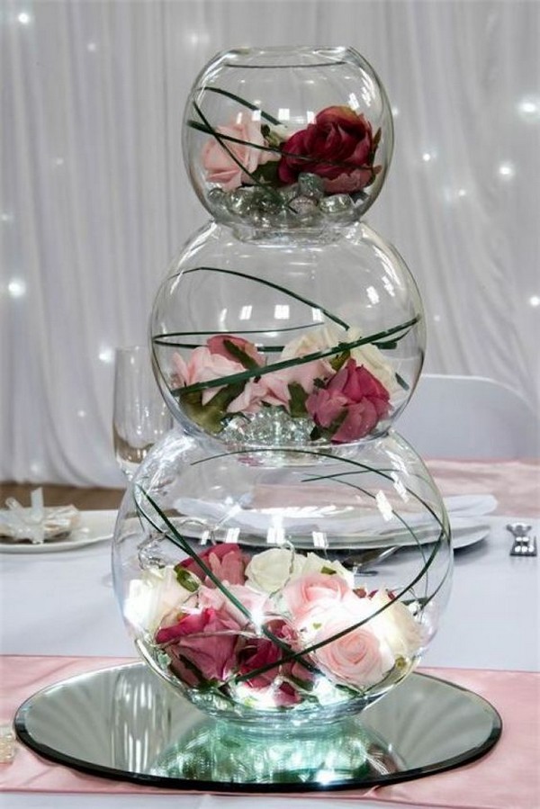 Floral wedding centerpieces