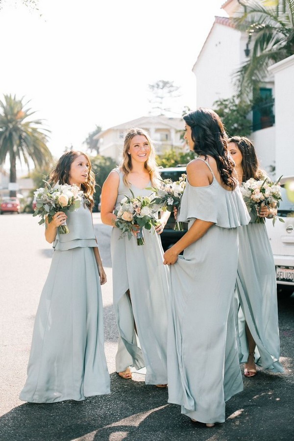 Jenny yoo boho sage green bridesmaid dresses