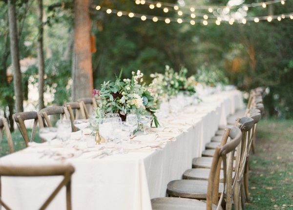 elegant simple green wedding table settings for sage green theme 1