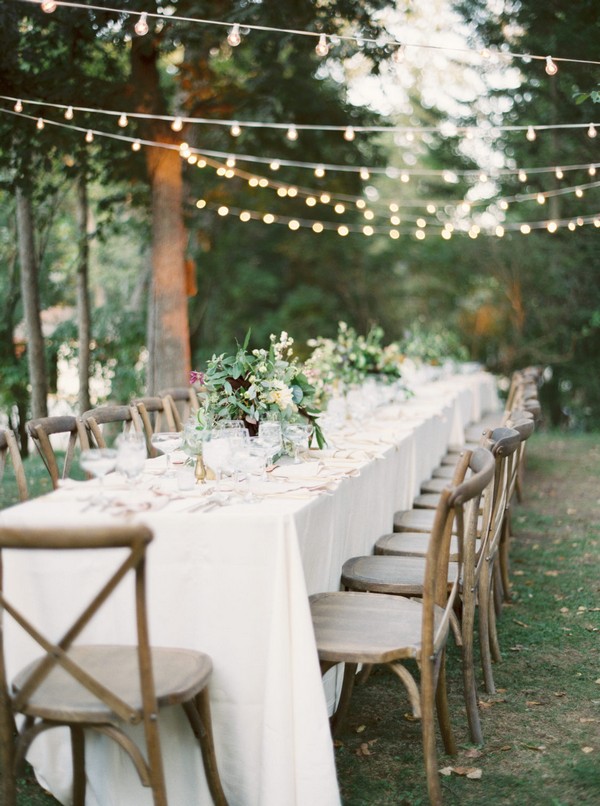 elegant simple green wedding table settings for sage green theme 