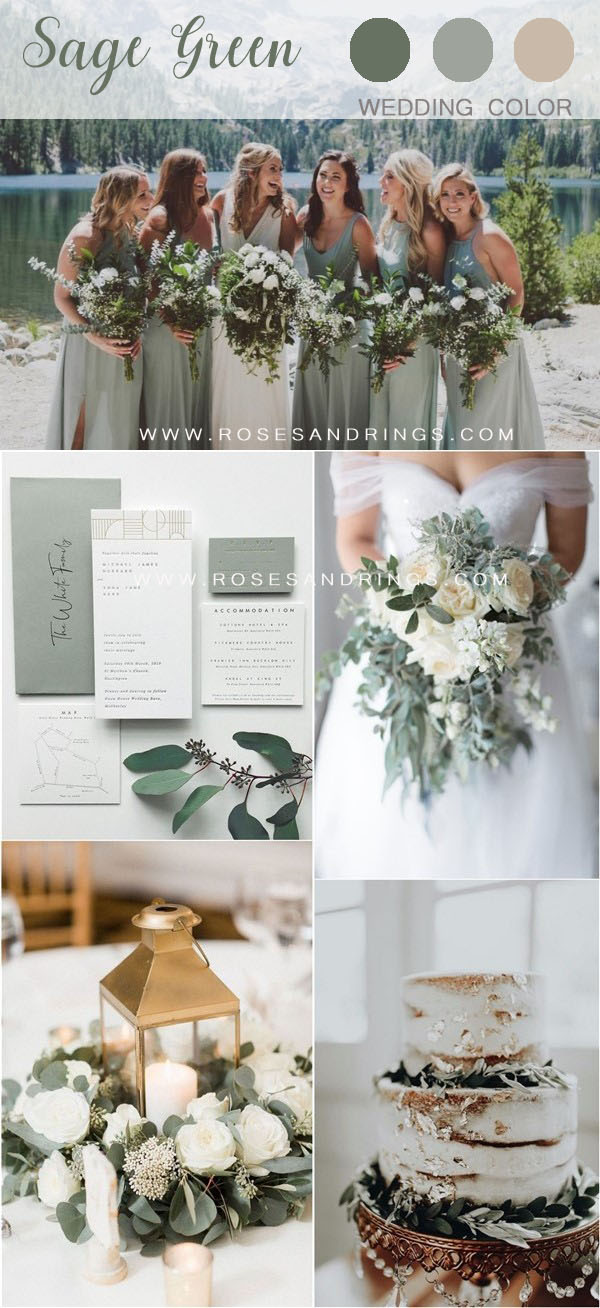 sage green wedding color ideas