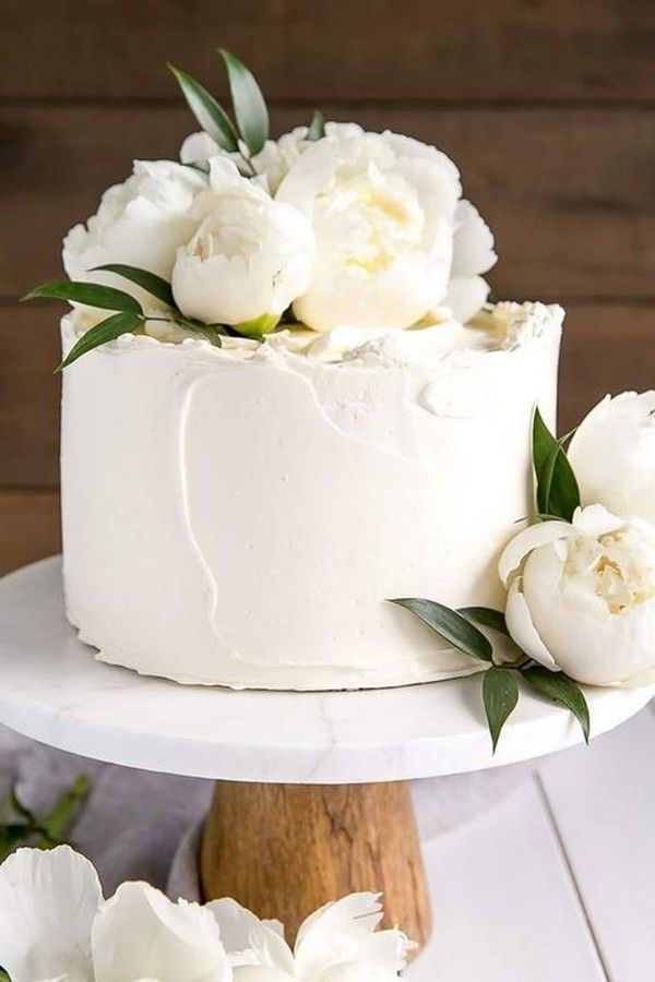 simple elegant wedding cake ideas