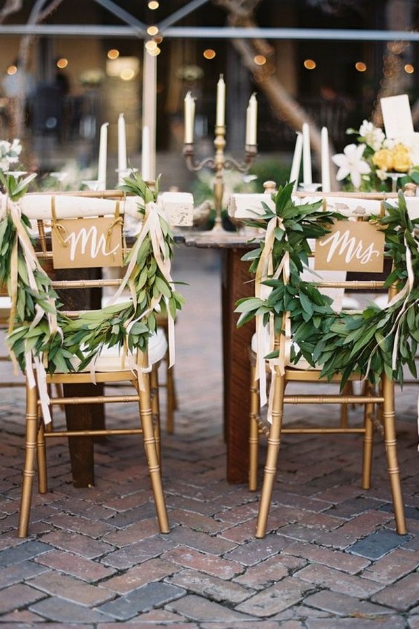 wedding chair decoration ideas