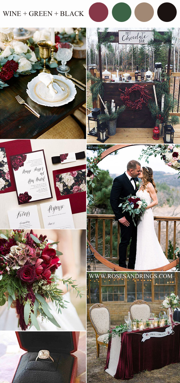 Top 10 Winter Wedding Color Palettes for 2024