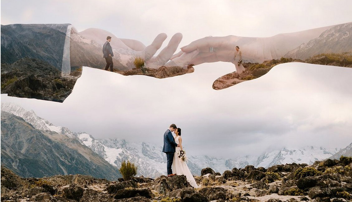 double exposure wedding photos 2