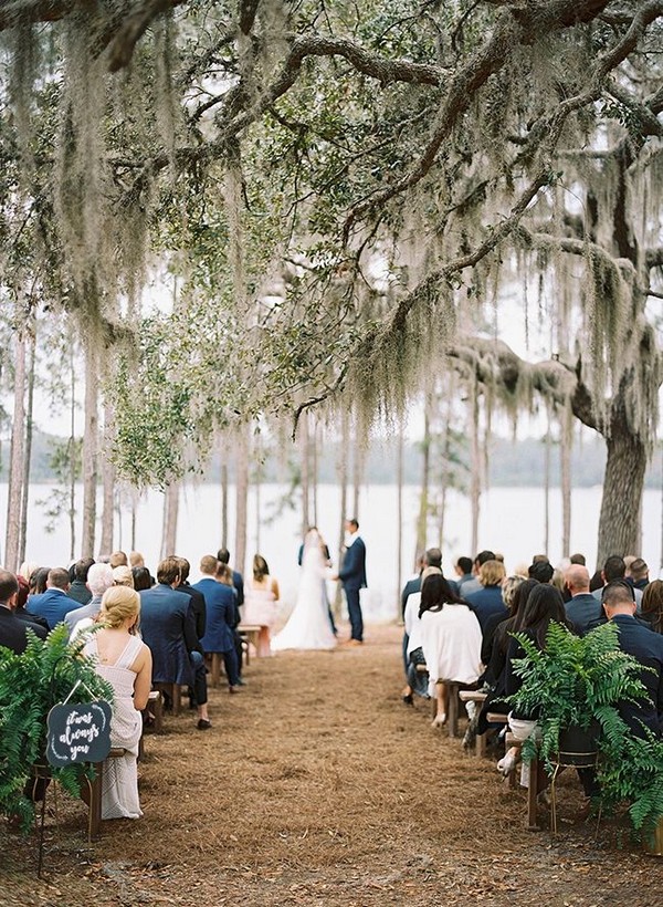 outdoor lake wedding venue